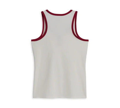 NEW GENUINE HARLEY DAVIDSON 96211-23VW WOMEN'S XSMALL TANK KNIT OFF WHITE