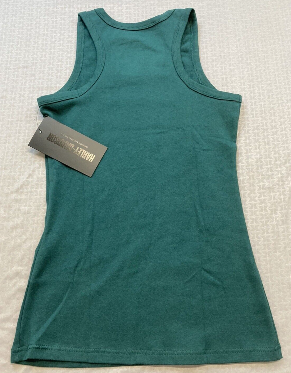 NEW GENUINE HARLEY DAVIDSON 96203-23VW LARGE TANK KNIT GREEN BLUE Classic Eagle