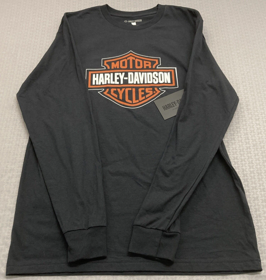 NEW GENUINE HARLEY DAVIDSON 96041-23VM MEN'S SMALL TEE KNIT WWP BLACK