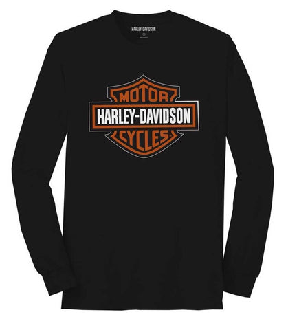 NEW GENUINE HARLEY DAVIDSON 96041-23VM MEN'S SMALL TEE KNIT WWP BLACK