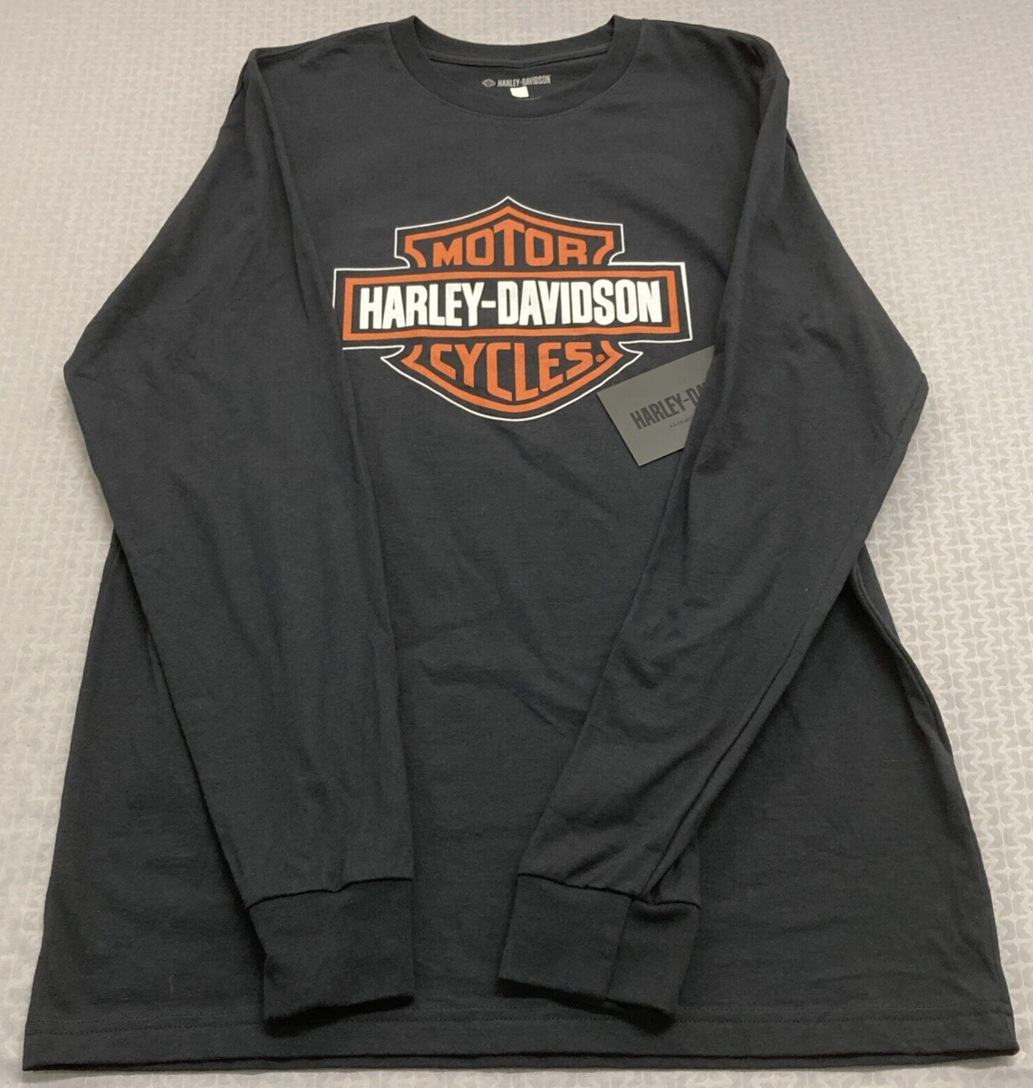 NEW GENUINE HARLEY DAVIDSON 96041-23VM MEN'S MEDIUM TEE KNIT WWP BLACK