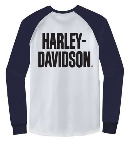 NEW HARLEY DAVIDSON 96359-22VM Men's Wounded Warrior Project L/S Raglan L