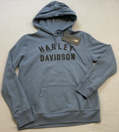 NEW HARLEY DAVIDSON 96411-23VW WOMEN'S SMALL HOODIE  Custom Racer Font Pullover