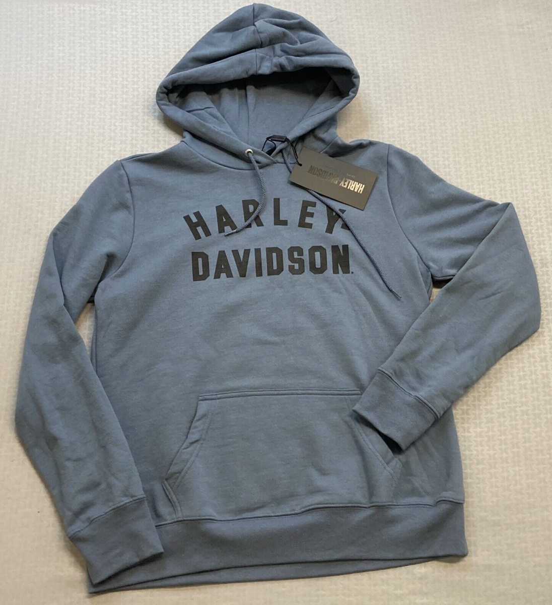 NEW HARLEY DAVIDSON 96411-23VW WOMEN'S 2XL HOODIE KNIT BLUE Custom Racer