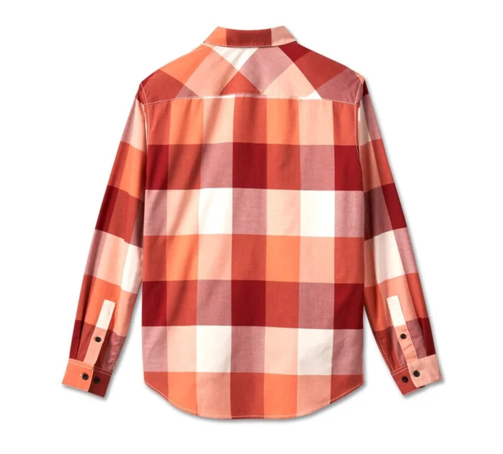 NEW GENUINE HARLEY DAVIDSON 96634-23VM MEN'S 3XL SHIRT RED PLAID L/S MERLOT
