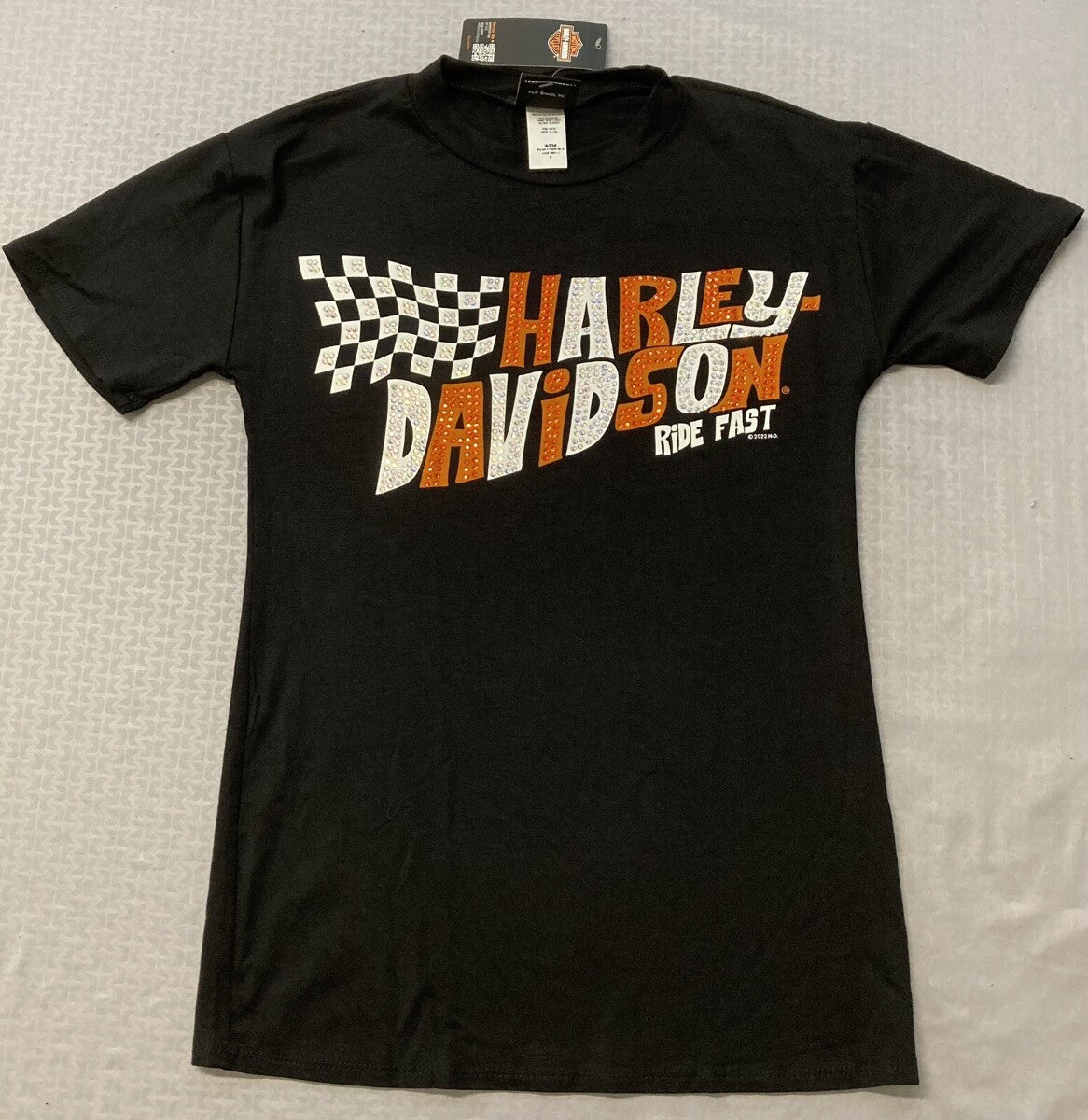 NEW GENUINE HARLEY DAVIDSON HT4691BLK Women´s Haulin Ass S/S Tee S
