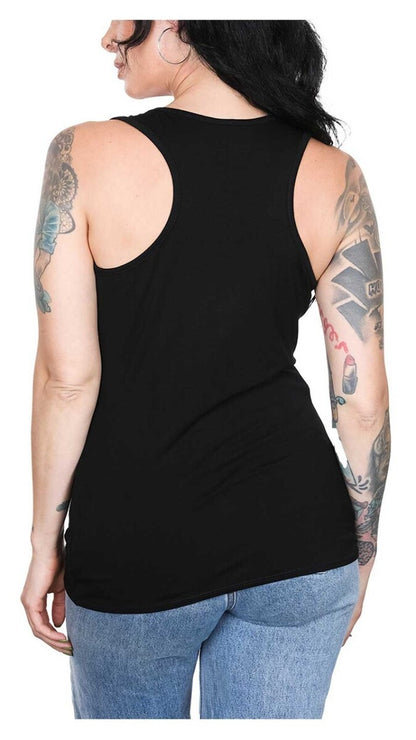 NEW GENUINE HARLEY DAVIDSON HT4706BLK Women's XS MONOLITH IDOL SCOOP NECK BLACK