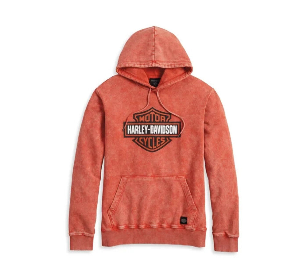 NEW GENUINE HARLEY DAVIDSON 96023-23VM MEN'S 4XL HOODIE ORANGE Westcoast B&S