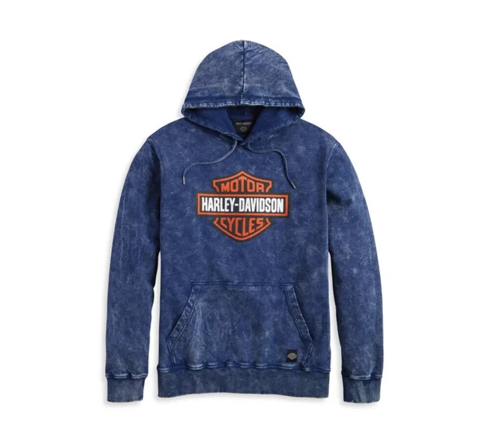 NEW GENUINE HARLEY DAVIDSON 96022-23VM Men's 4XL HOODIE BLUE Westcoast B&S