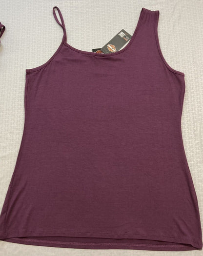 NEW GENUINE HARLEY DAVIDSON HT4669PPL WOMEN'S S EARLY TO RISE SCOOP NECK PURPLE