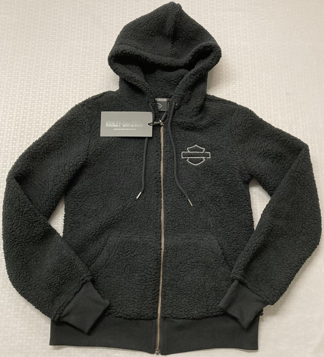 NEW GENUINE HARLEY DAVIDSON 96413-23VW MED Women's Enchanted Sherpa Hoodie