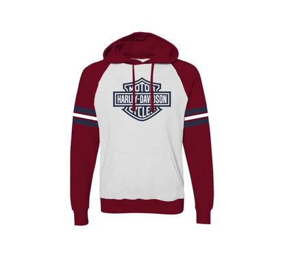 NEW HARLEY DAVIDSON 96427-22VW Women's H-D WWP Colorblock Freedom Hoodie L