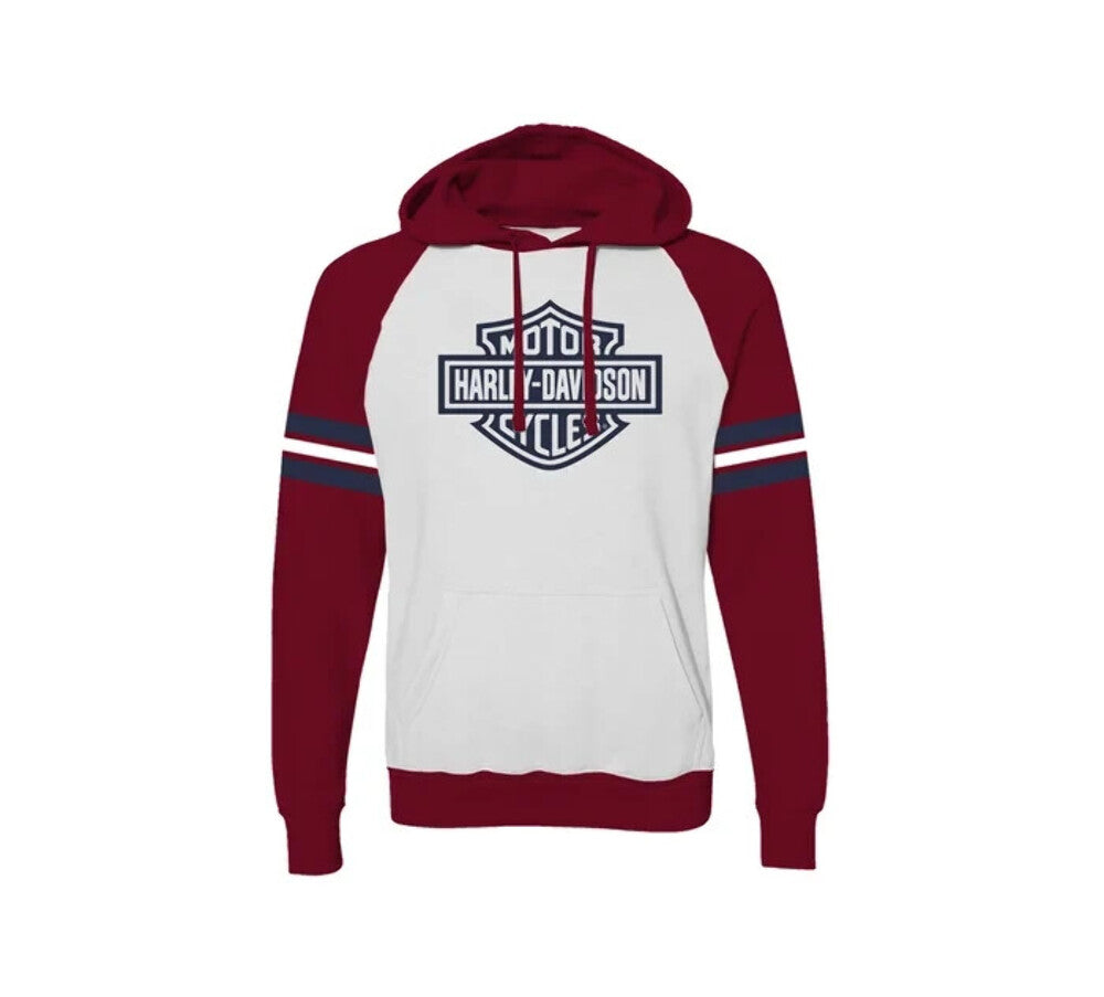 NEW HARLEY DAVIDSON 96427-22VW Women's H-D WWP Colorblock Freedom Hoodie 2XL