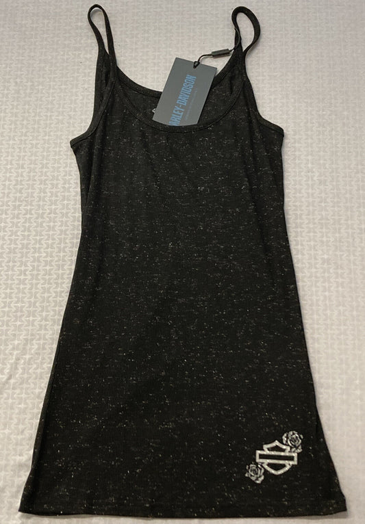 NEW Harley-Davidson 96471-23VW Women's Bonded Fashion Skinny Strap Tank Black XL