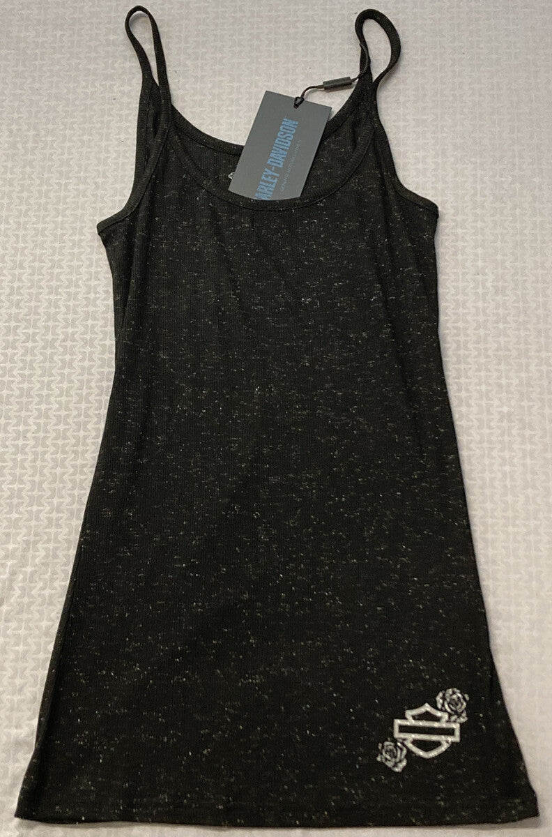 NEW Harley-Davidson 96471-23VW Womens Bonded Fashion Skinny Strap Tank Black 2XL