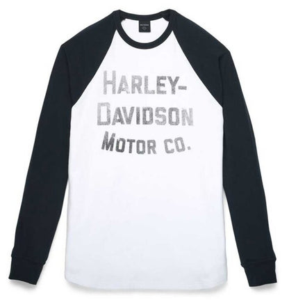 NEW HARLEY DAVIDSON 96323-22VM Men's Classic Amplifier Long Sleeve Raglan Tee XL