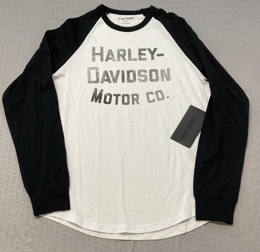 NEW HARLEY DAVIDSON 96323-22VM Mens Classic Amplifier Long Sleeve Raglan Tee 2XL