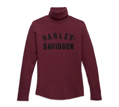 NEW GENUINE HARLEY DAVIDSON 96470-23VW WOMEN'S 2XL TURTLENECK RED Milwaukee
