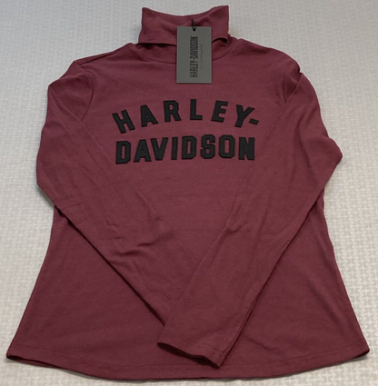 NEW GENUINE HARLEY DAVIDSON 96470-23VW WOMEN'S MEDIUM TURTLENECK RED Milwaukee