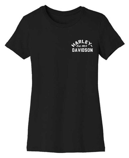 NEW GENUINE HARLEY DAVIDSON 96459-22VW WOMEN'S XSMALL Forever Metropolitan Tee
