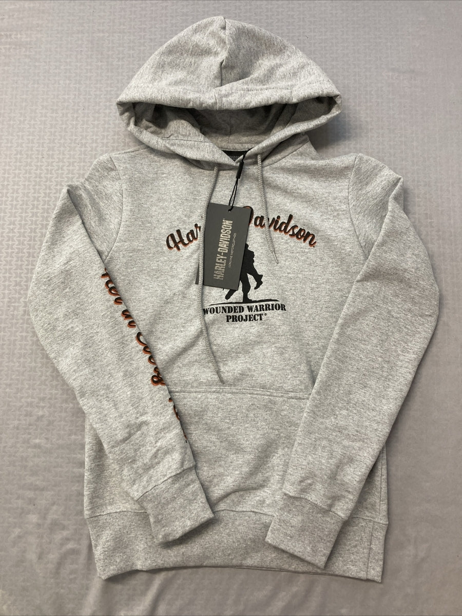 NEW HARLEY DAVIDSON 96171-23VW KNIT Women's Wounded Warrior Project Pullover XXL