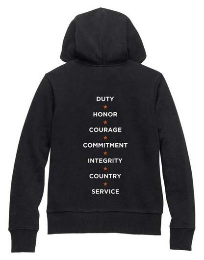 NEW HARLEY DAVIDSON 96172-23VM KNIT WOMENS WWP BLACK ZIP-UP HOODIE XL