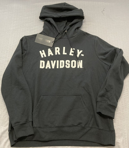NEW GENUINE HARLEY DAVIDSON 96412-23VW Women's Knit Black Hoodie M