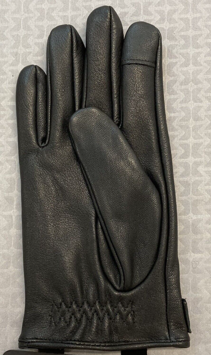NEW GENUINE HARLEY DAVIDSON 97704-23VW WOMEN'S LARGE BLK LTHR GLOVES OPEN ROAD