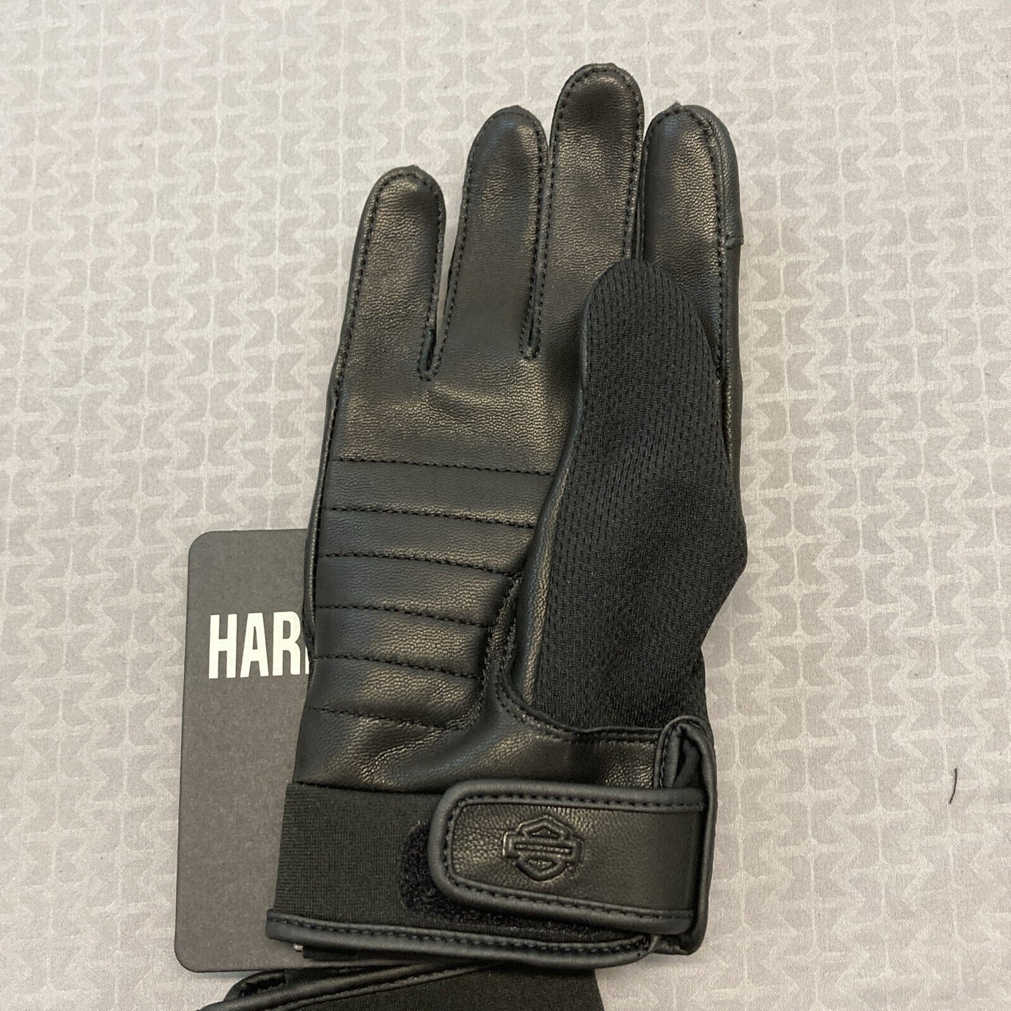 NEW GENUINE HARLEY DAVIDSON 97199-23VM MEN'S SMALL CENTERLINE MIXED MEDIA GLOVES