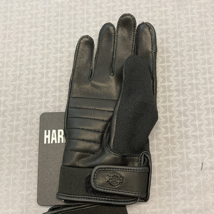 NEW GENUINE HARLEY DAVIDSON 97199-23VM MEN'S SMALL CENTERLINE MIXED MEDIA GLOVES