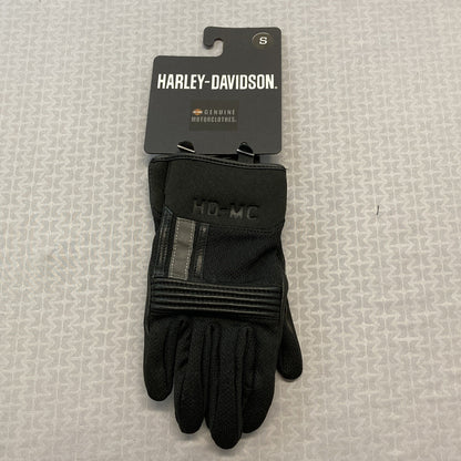 NEW GENUINE HARLEY DAVIDSON 97199-23VM MEN'S SMALL CENTERLINE MIXED MEDIA GLOVES