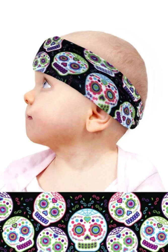 NEW HAIR GLOVE 52206 0-9M BABY EZ BANDZ SUGAR SKULL