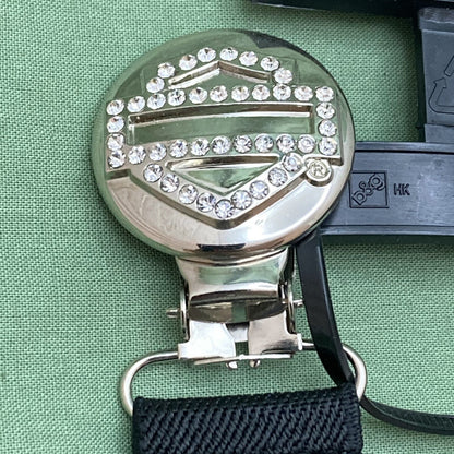 NEW GENUINE HARLEY DAVIDSON HDWBS11519 WOMEN'S BOOT CLIP B&S BLING