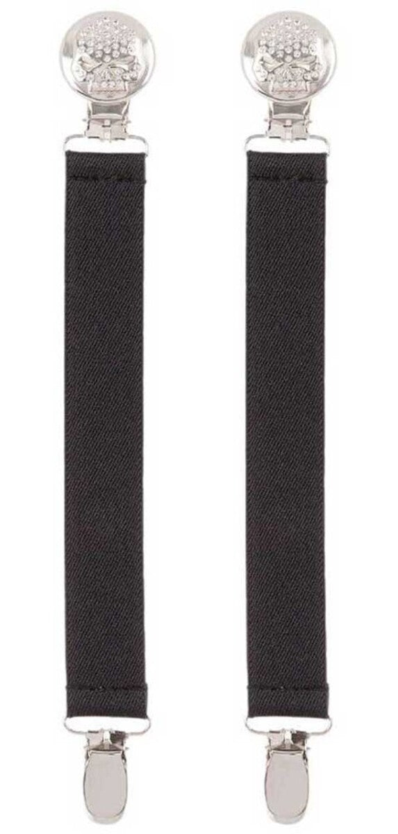 NEW GENUINE HARLEY DAVIDSON HDWBS11520 WOMEN'S BOOT CLIP WILLIE G SKULL BLING