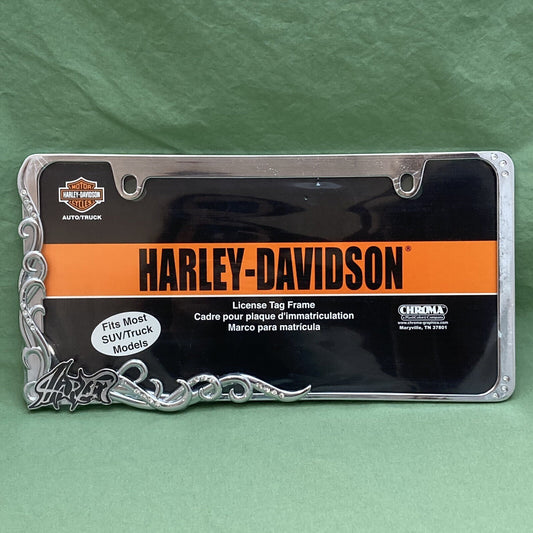 NEW GENUINE HARLEY DAVIDSON CG6333 RHINESTONE LICENSE PLATE FRAME