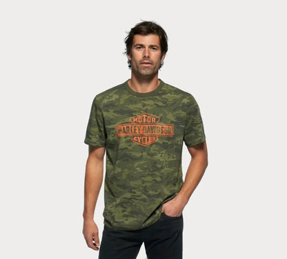 NEW HARLEY DAVIDSON 96105-23VM MEN'S BAR AND SHIELD KNIT CAMO TEE XXXL
