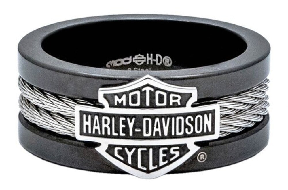 NEW GENUINE HARLEY DAVIDSON MOD HSR0021 SZ 14 Bar & Shield Cable RING