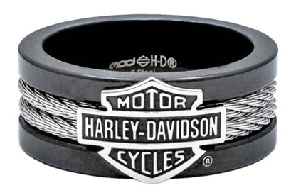 NEW GENUINE HARLEY DAVIDSON MOD HSR0021 SZ 14 Bar & Shield Cable RING
