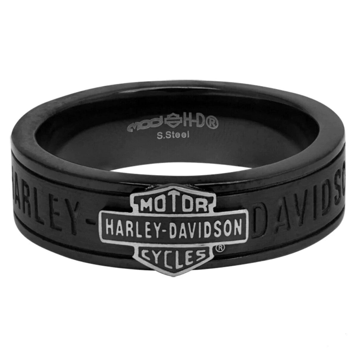 NEW GENUINE HARLEY DAVIDSON MOD HSR0050 SZ 13 B&S OFF ROAD BAND RING