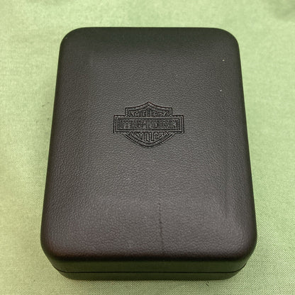 NEW GENUINE HARLEY DAVIDSON MOD HDE0474 WOMEN'S ROUND WINE STUD EARRINGS