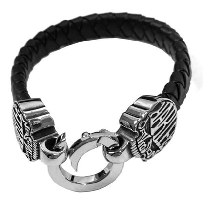 NEW GENUINE HARLEY DAVIDSON MOD HSB0234 MEN'S 8" CALAVERA SKULL BRACELET