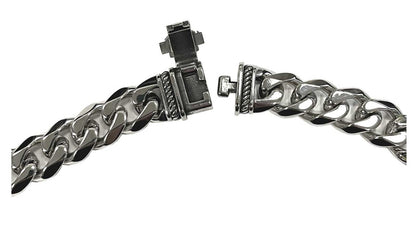 NEW GENUINE HARLEY DAVIDSON MOD HSN0073 MEN'S 24" CURB LINK B&S NECKLACE