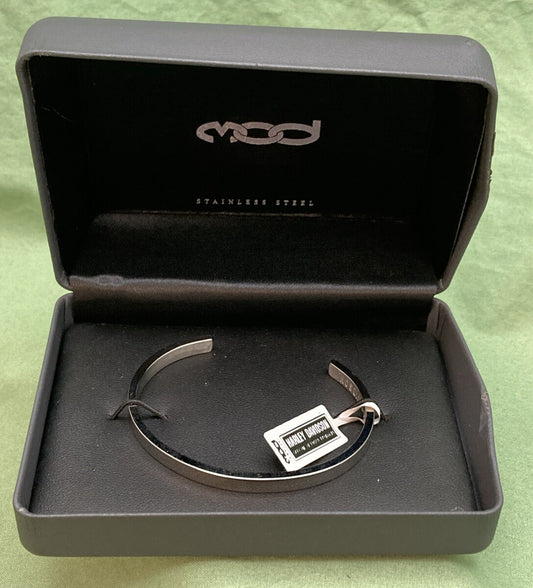 NEW GENUINE HARLEY DAVIDSON MOD HSB0262 WOMEN'S 7" WIDE CUFF BRACELET