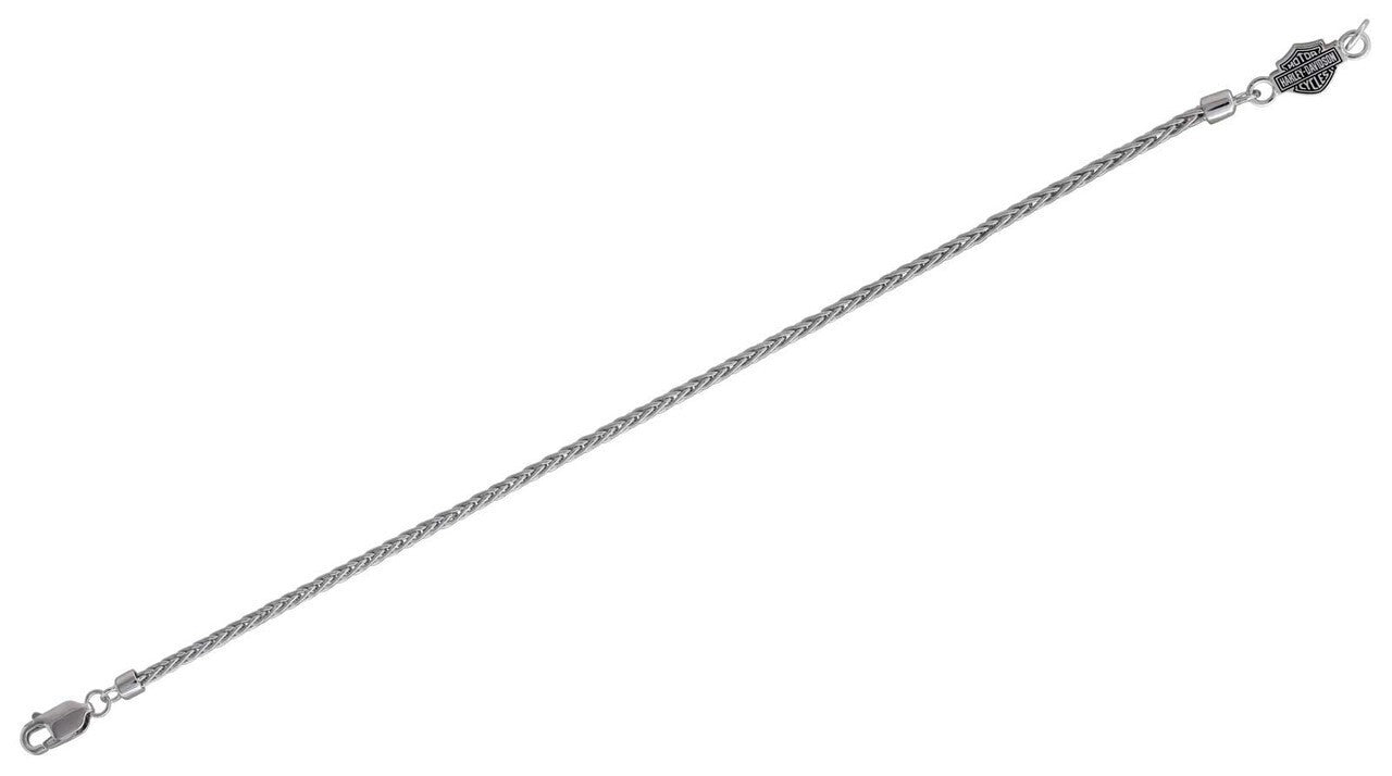 NEW GENUINE HARLEY DAVIDSON MOD HDB0476 WOMEN'S 7.5" WHEAT CHAIN BRACELET