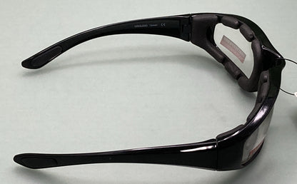 NEW BIRDZ EYEWEAR ORIOLESD BLACK FRAME CLEAR LENS GLASSES W/ EVA FOAM