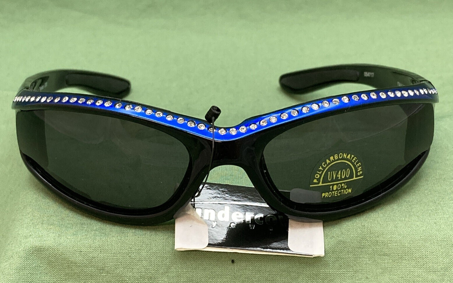 NEW UNDERCOVER EYEWEAR UE2588RSBLU WOMEN'S 56 RHINISTONE BLUE SUNGLASSES