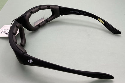 NEW BIRDZ EYEWEAR ORIOLESSCL ORIELE SAFETY SERIES CLEAR LENS BLACK FRAME GLASSES