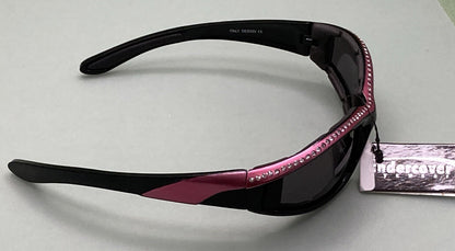 NEW UNDERCOVER EYEWEAR UE2588RSPINK WOMEN'S 56 RHINESTONE PINK SUNGLASSES