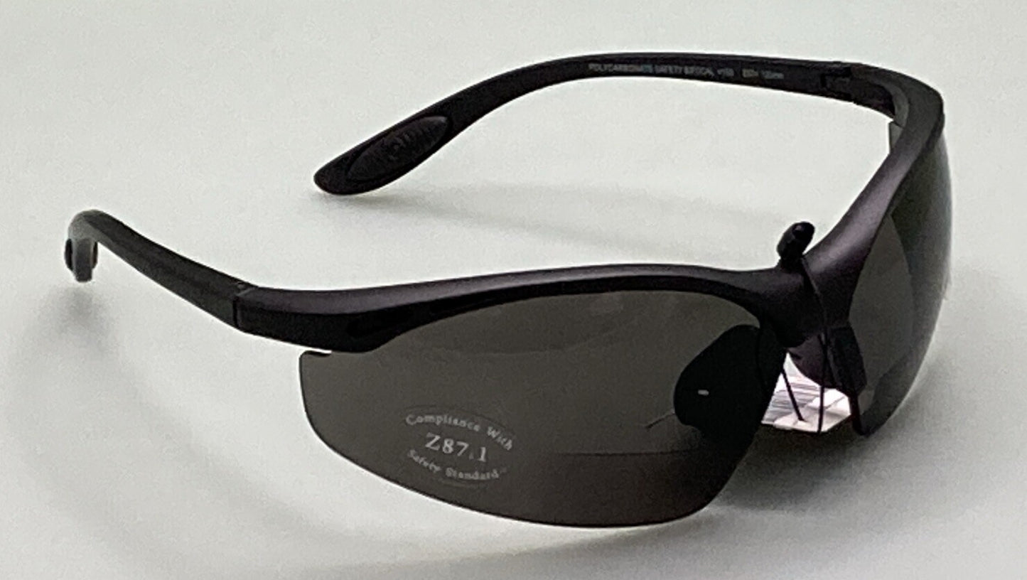 NEW UNDERCOVER EYEWEAR UESR206SMK BLACK W/ SMOKE LENS BIFOCAL 1.5 SUNGLASSES