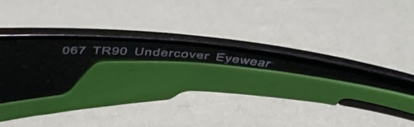 NEW UNDERCOVER EYEWEAR UE067TR90 UNISEX BLACK & GREEN SUNGLASSES